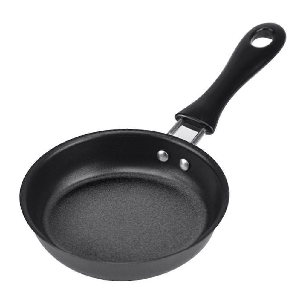 Mini stekepanne non-stick jern stekepanne for DuPont belegg bærbar lang hånd