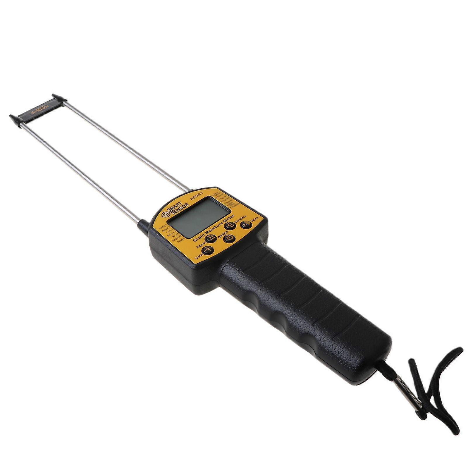Grain Moisture Meter Digital LCD for Wheat Corn Rice Peanut & Soybean Plastic
