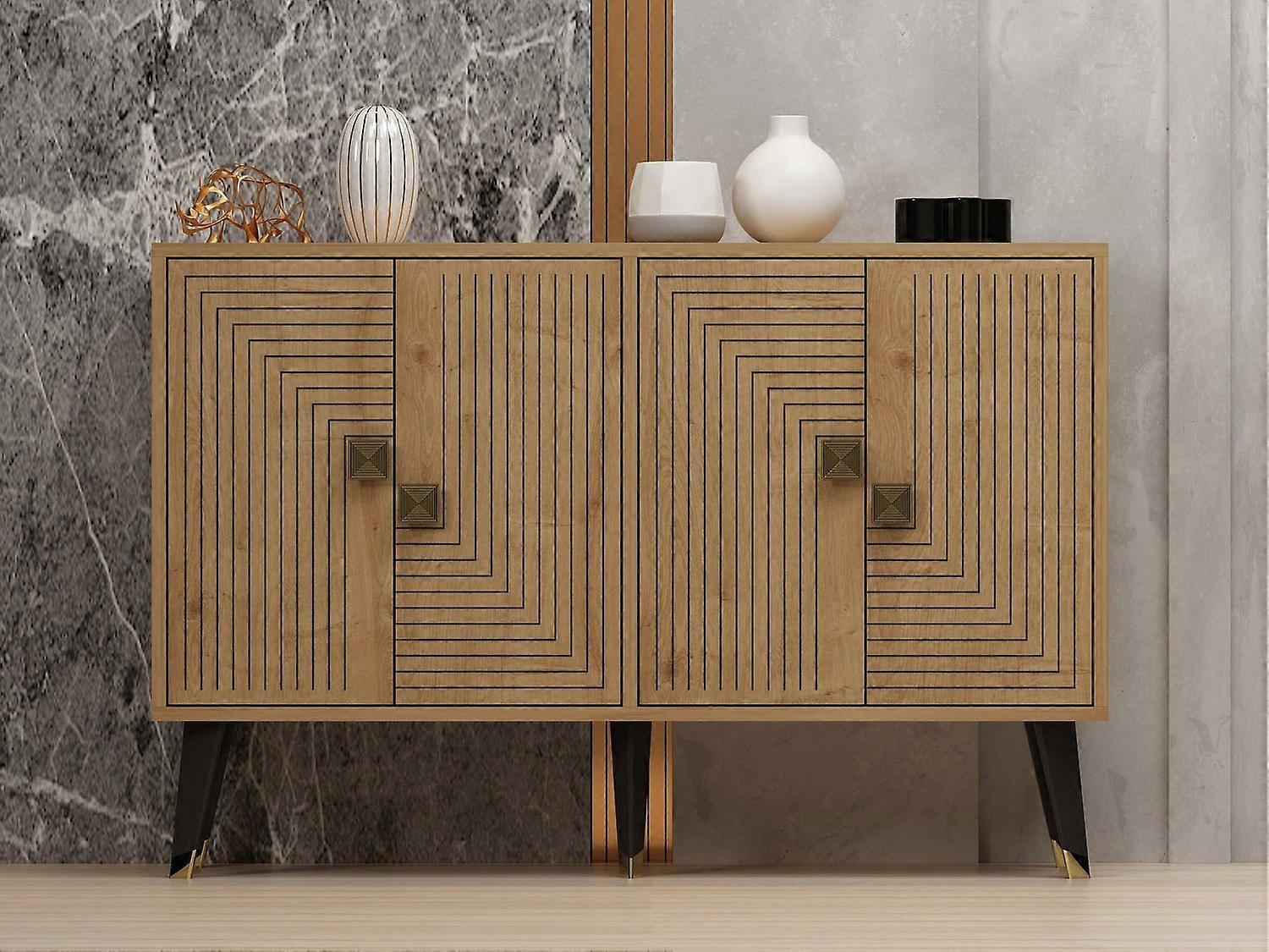 Console Ahart - Saffier Eik, Goud