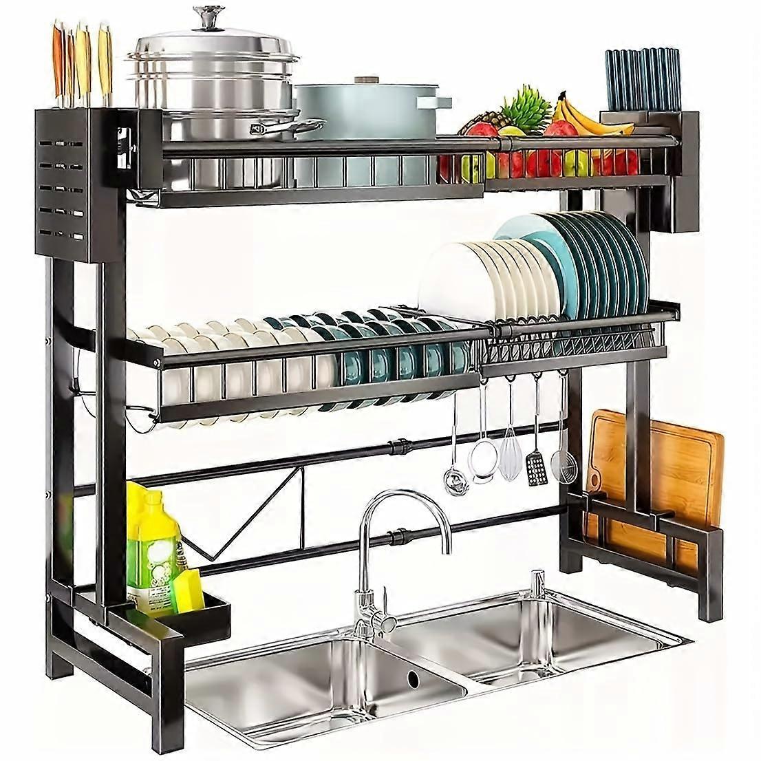 Retractable Dish Drying Rack The Over Sink for Kitchen