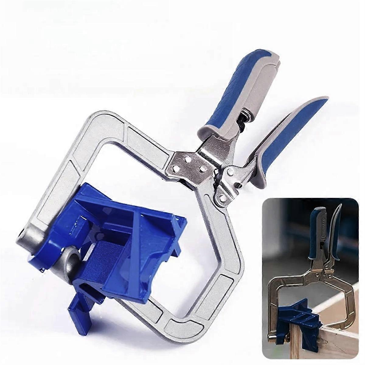 90 Degree Auto-Adjustable Corner Clamp Face Frame Clamp Woodworking Clamp Quick Right Angle Clamp
