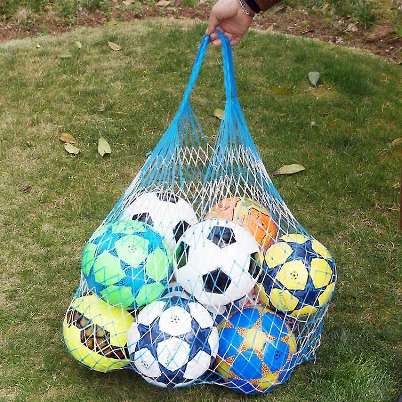 Net 100 cm for balls, football basketball 10 balls net 2 colors door games basket net washable double color