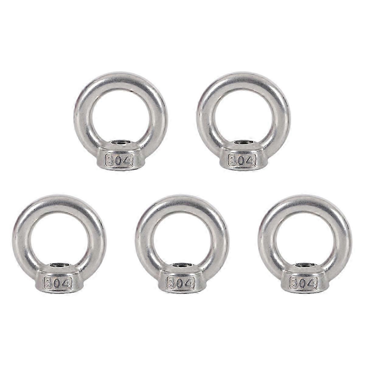 M8 øyemutter rustfritt stål marine løfteøyemuttere ringmutter øye for kabelløfting