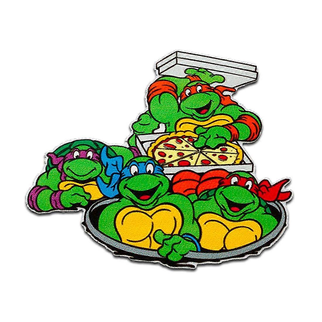 Teenage Mutant Ninja Turtles Pizza - patch, iron-on patch, size: 5.7 x 7.1 cm