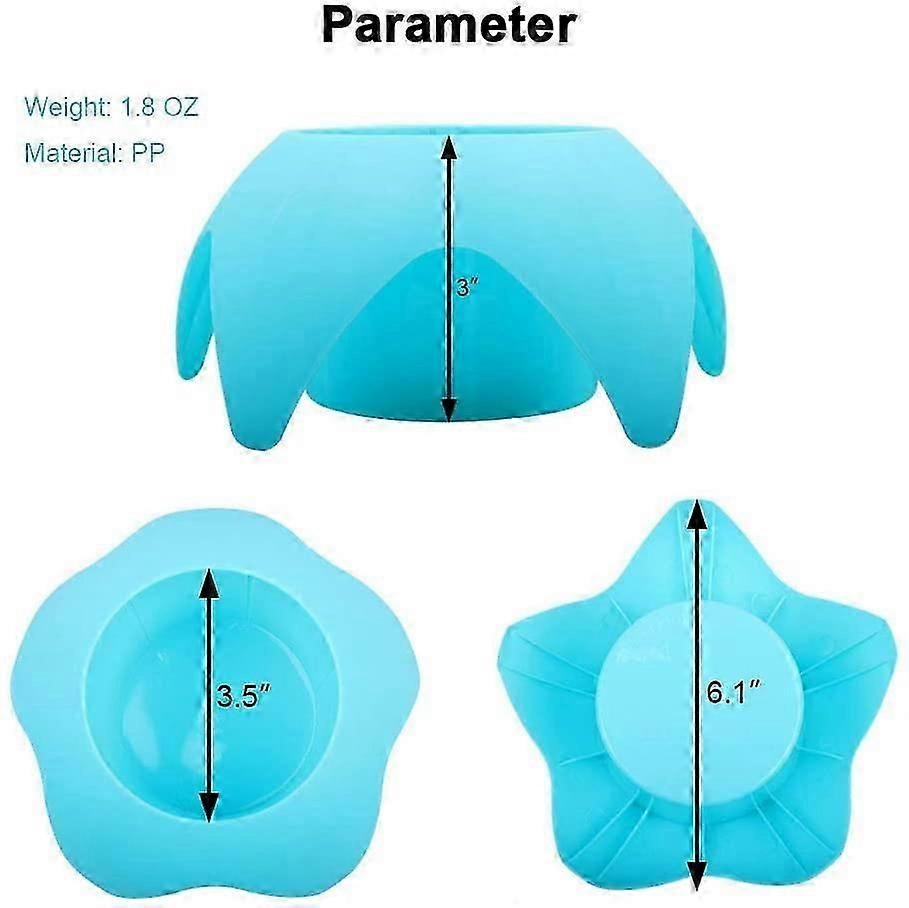 Sand Coaster Cup Holders for Beach Vacation - 5-Piece Set with Stackable Design