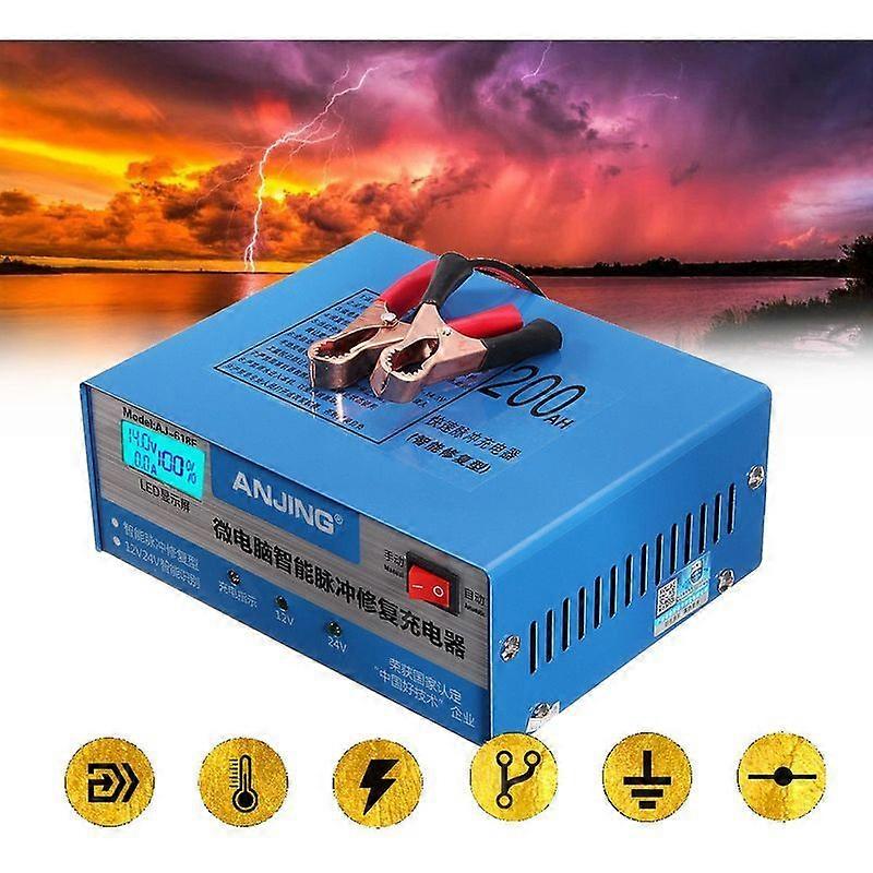 200AH 12V / 24V Auto Battery Charger