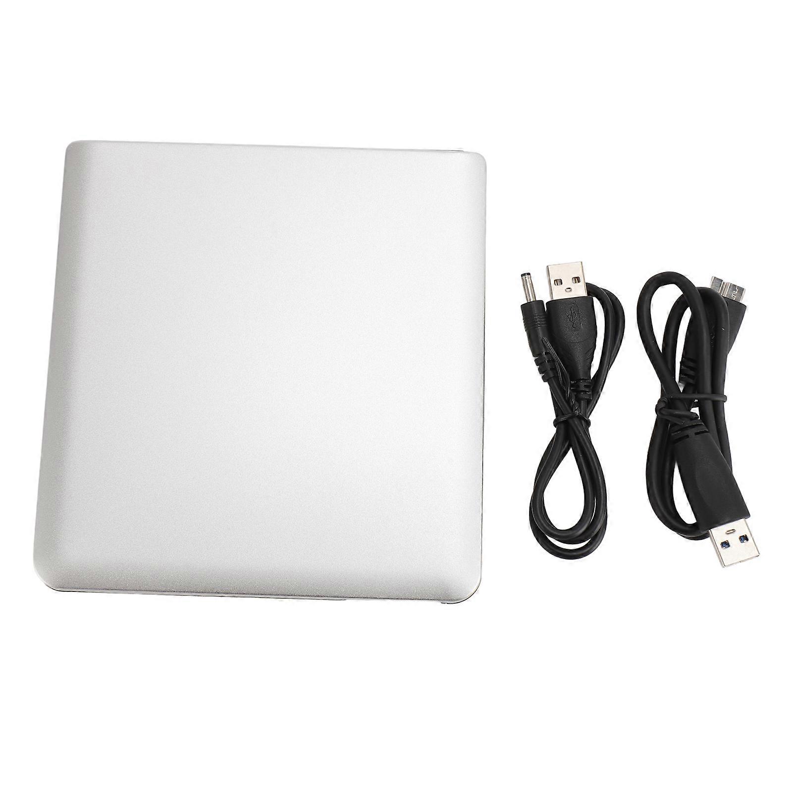 USB3.0 External CD Drive Super Slim Portable CD DVD Disk Player Burner Reader Writer Adapter for Laptop PC Desktop