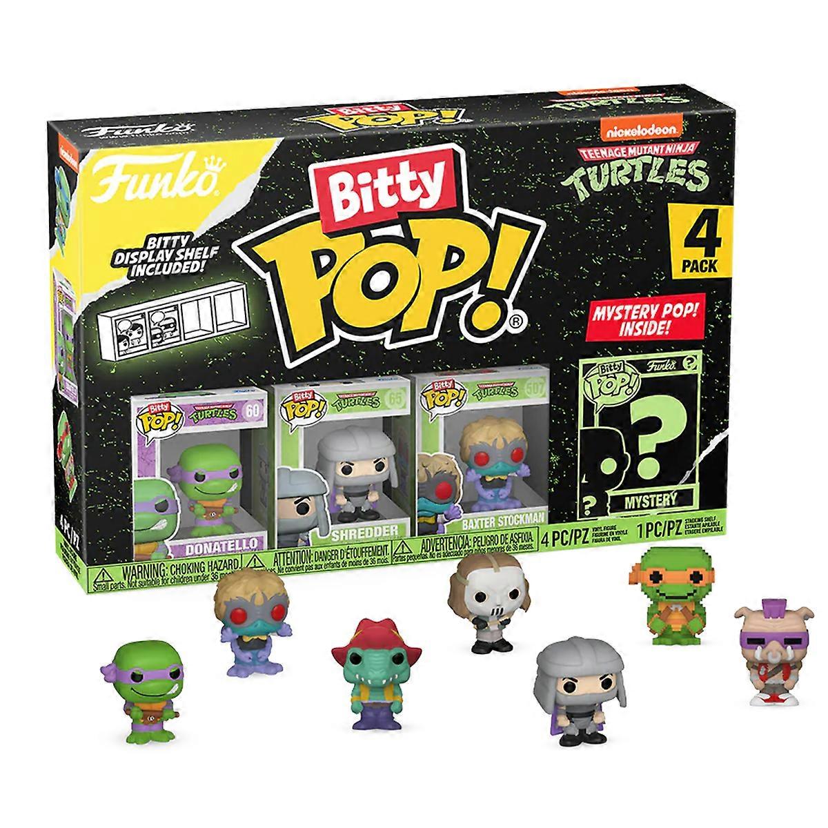 Donatello 4-Pack TMNT Funko Bitty Pop! Vinyl Figures