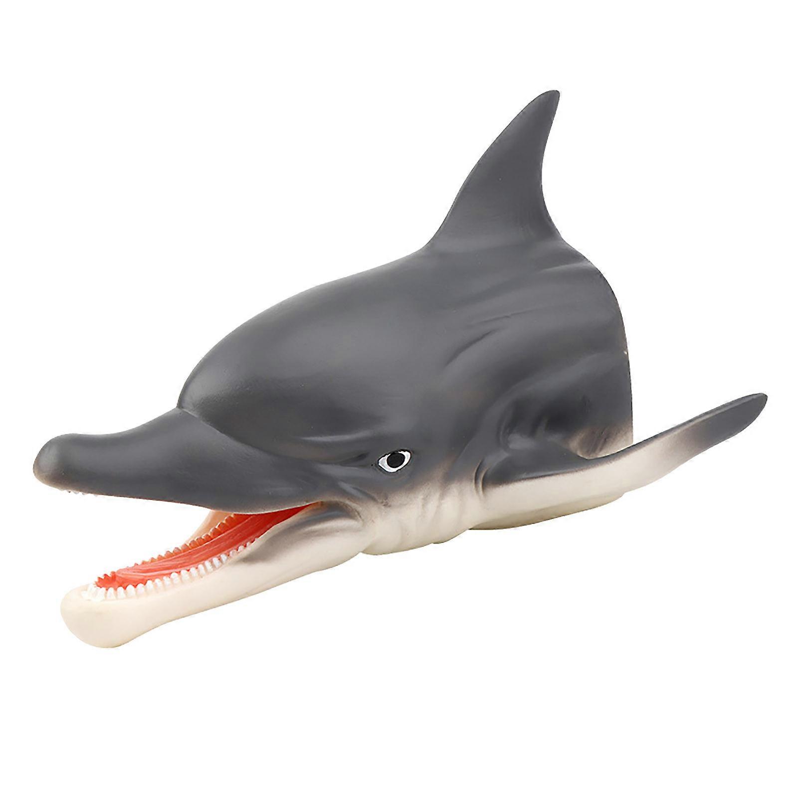 Hand Puppets Realistic Soft Rubber Rexs Toys LA4551