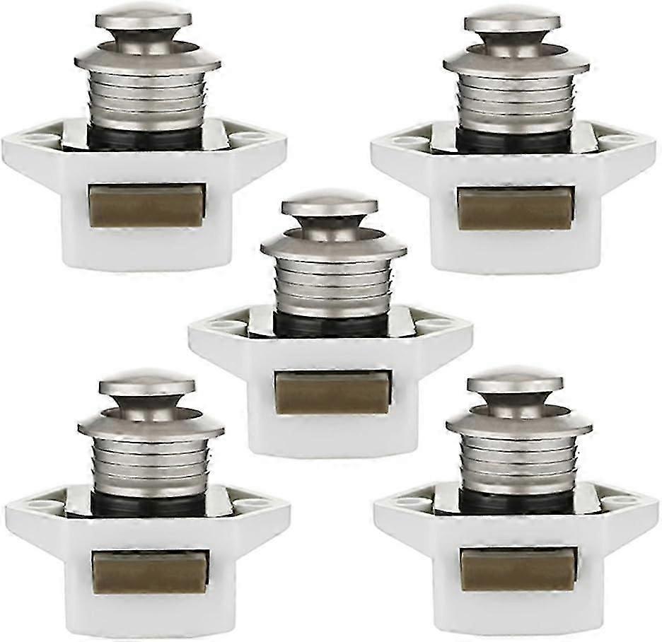 20mm Push Button Cabinet Lock Keyless Latch Starlight, Cupboard Door Knob