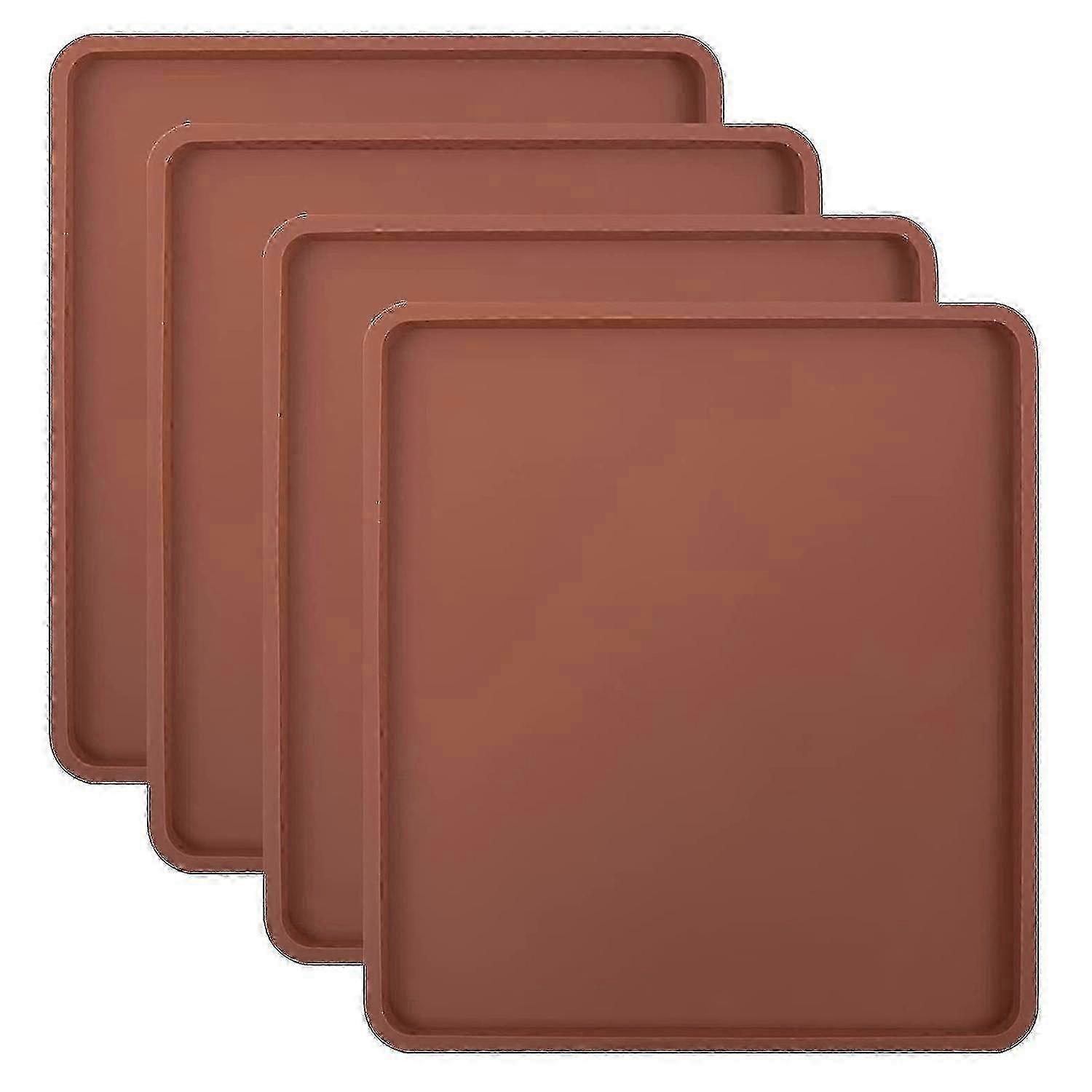4pcs Silicone Dehydrator Mats Nonstick High Temp Tray Liner