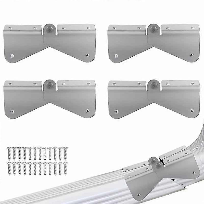 Pack Gutter Extension Hinges, Downspout Extension, Easy DIY Installation on Any Size Rectangular or Square Downspout
