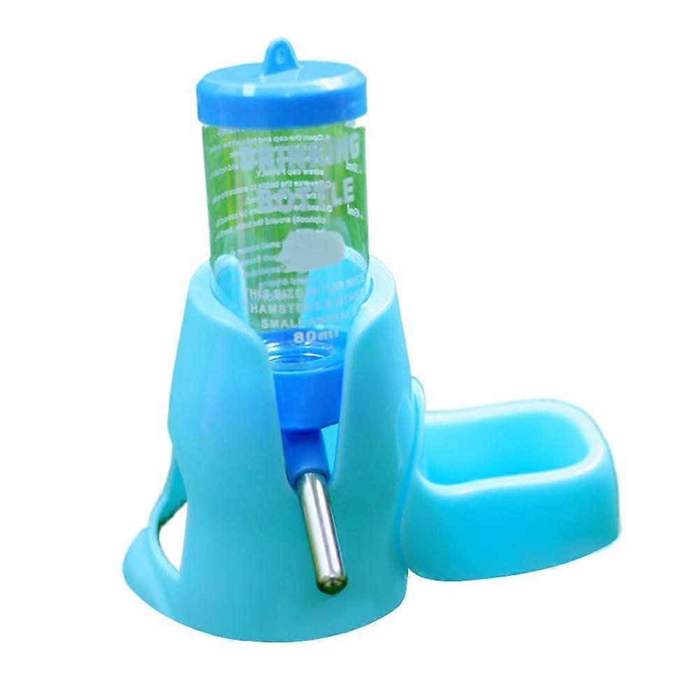 Automatic Water Bottle Drinking Feeder Dispenser Bottle 80ML with Food Feeder