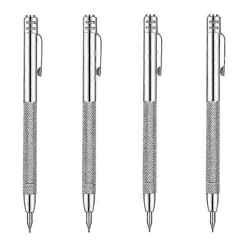 4 Pieces Scriber Marking Tools, Metal Marking Tool Engraving Pen With Powerful Magnet Head, For Eng