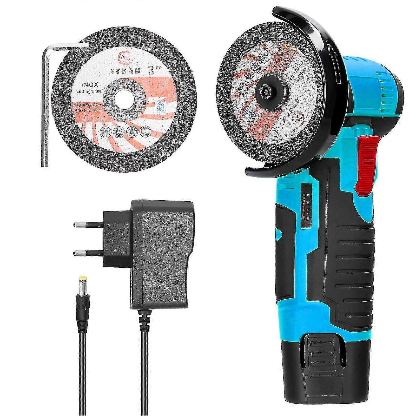 19,500 RPM Mini Electric Grinder - Multi-Function Handheld Tool for Cutting/Polishing