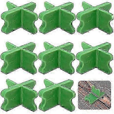 4 Thicknesses ABS Deck Board Spacers Tool,Green Deck Spacers Assorted for Pressure Treated Composite Decking