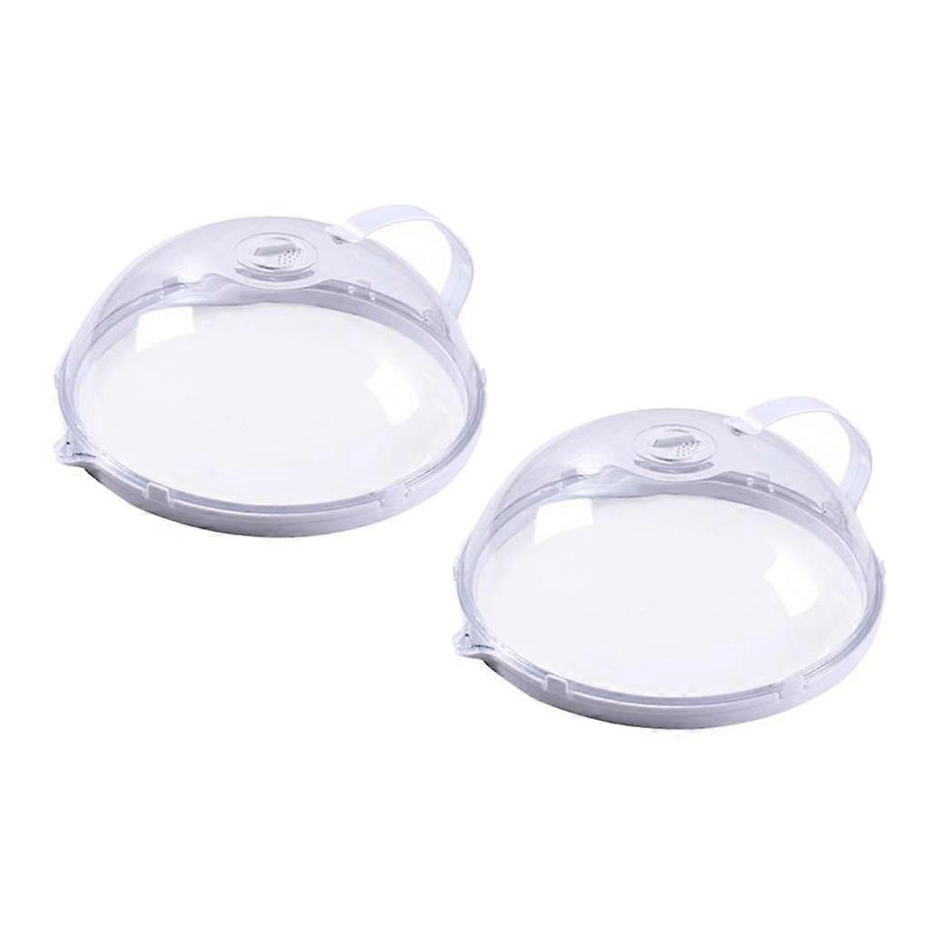 2x Microwave Splatter w/Handle Keeps Microwave