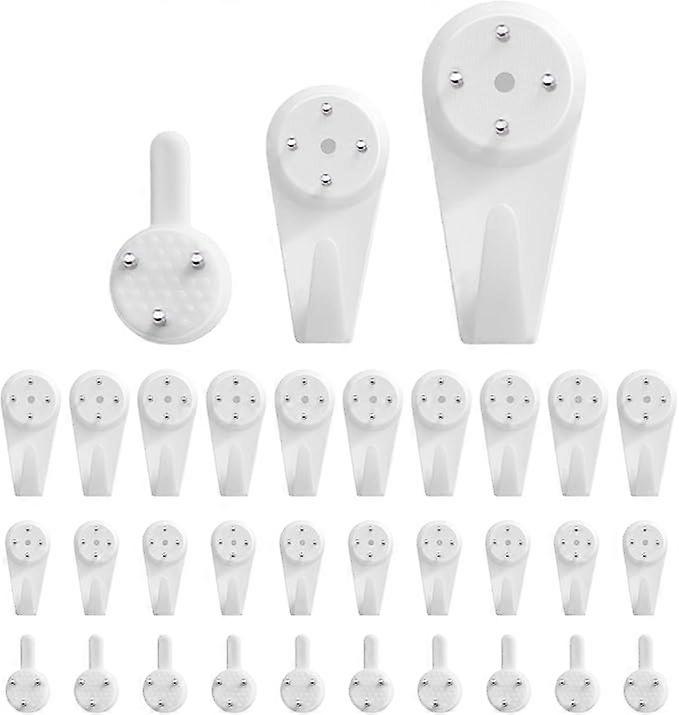 Wall hooks [30 pieces], picture frame hooks, hanging kits