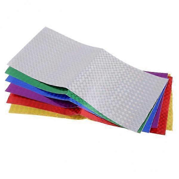 2x6pcs Tape Holographic Film Mixed Color
