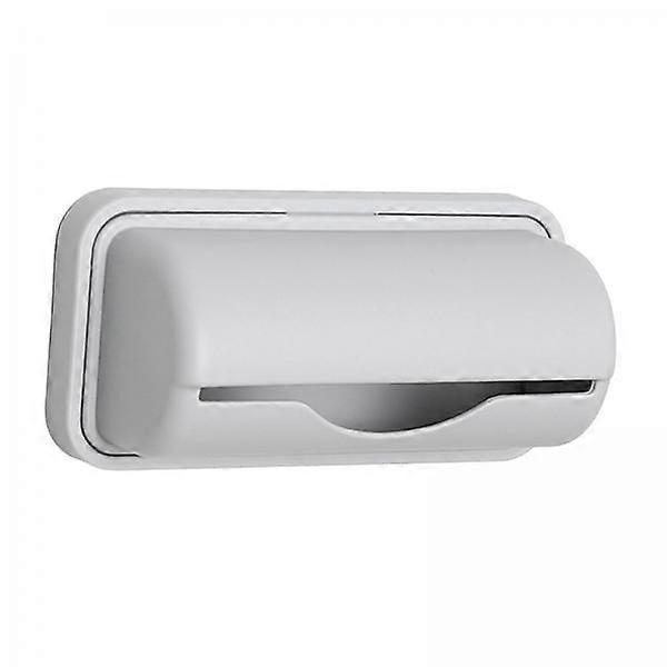 2xTrash Bag Dispenser, Roll Holder Garbage Bag Storage Box, Wall Mounted Hanging