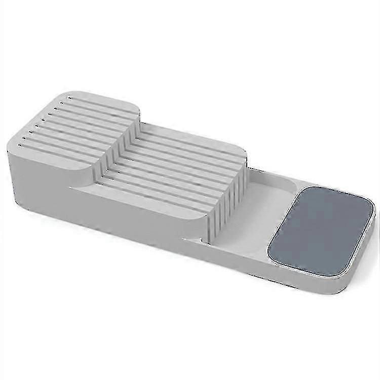 Kitchen Drawer Organizer Tray, 2-layer Knife Holder Blade Blocks In Drawers-