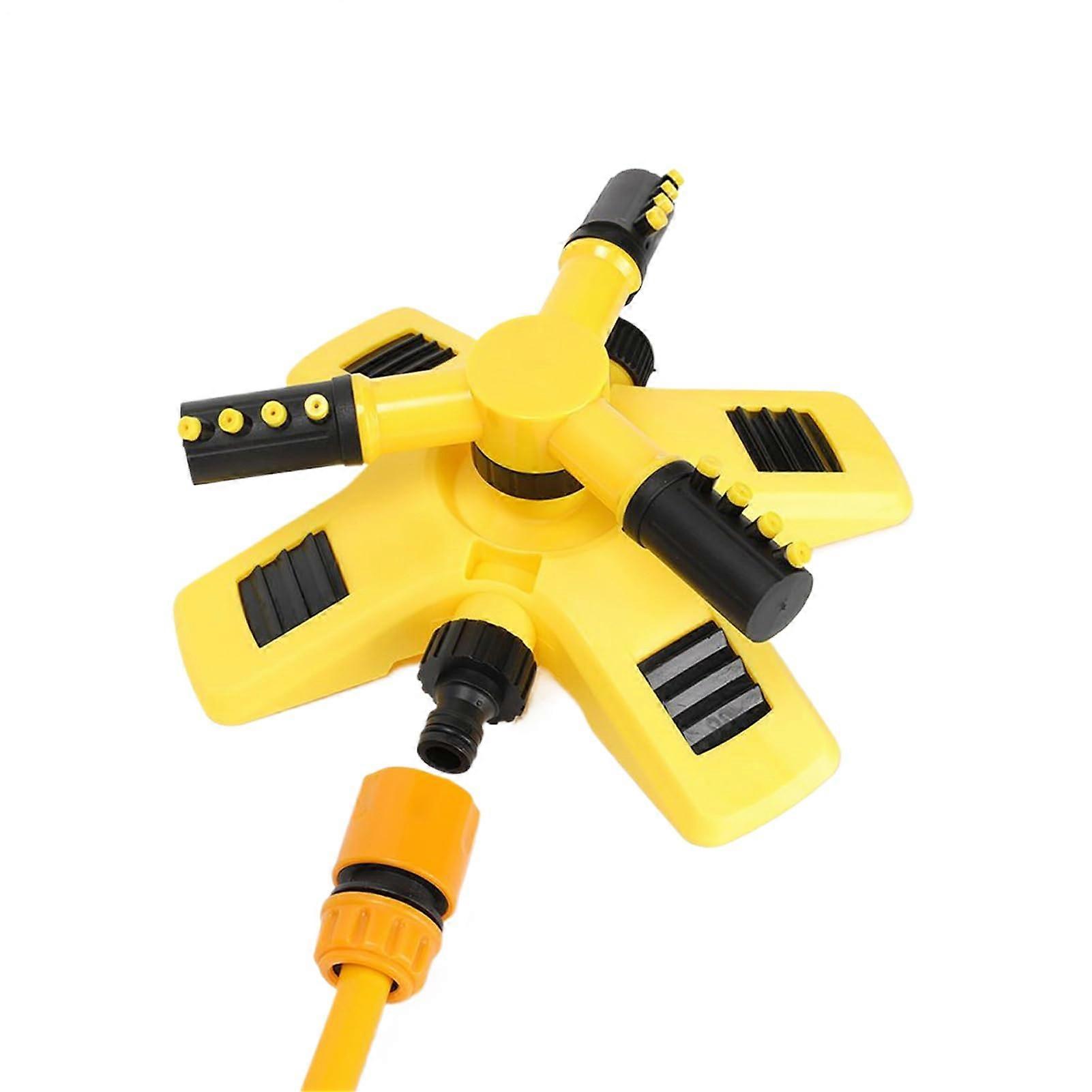 Sprinkler, 360degree rotatable irrigation system, ABS, automatically adjustable spray mist for large area coverage, ideal for yard and children