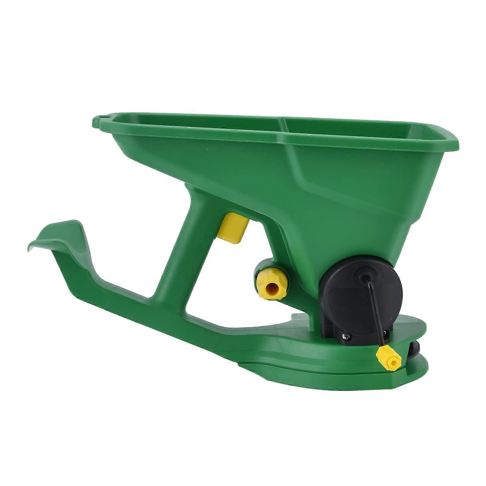 Grass Feed Seeding Fertiliser Spreader, Gardener Hand Seed Spreader 1.5 L 5 Speed Energy Saving Spreader for Gardens, Lawn, Small Farms