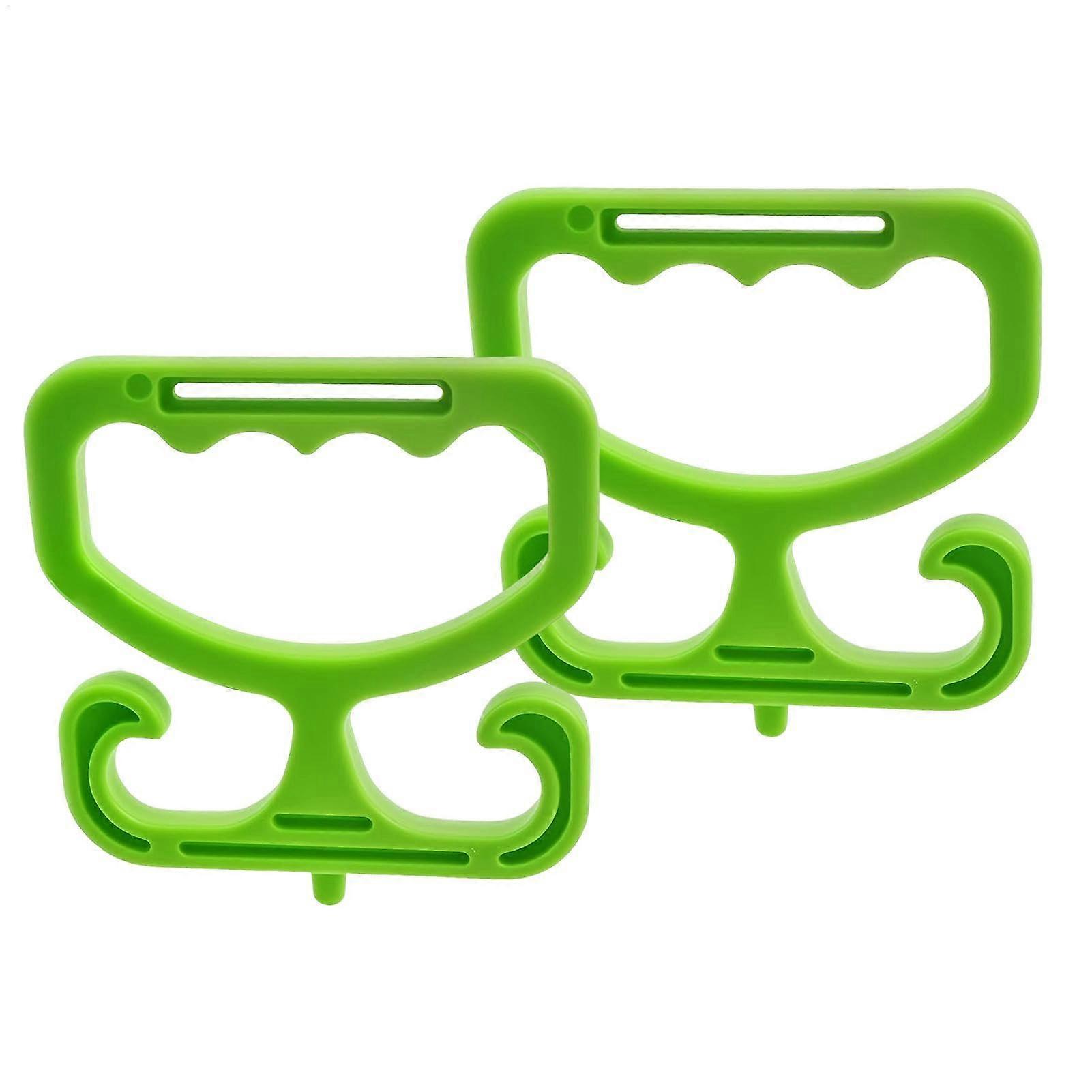 Grocery Bag Handles, 2x Portable Grocery Bag Handle, Reusable Bucket Holder Up to 100 Pounds for Home and Workplace