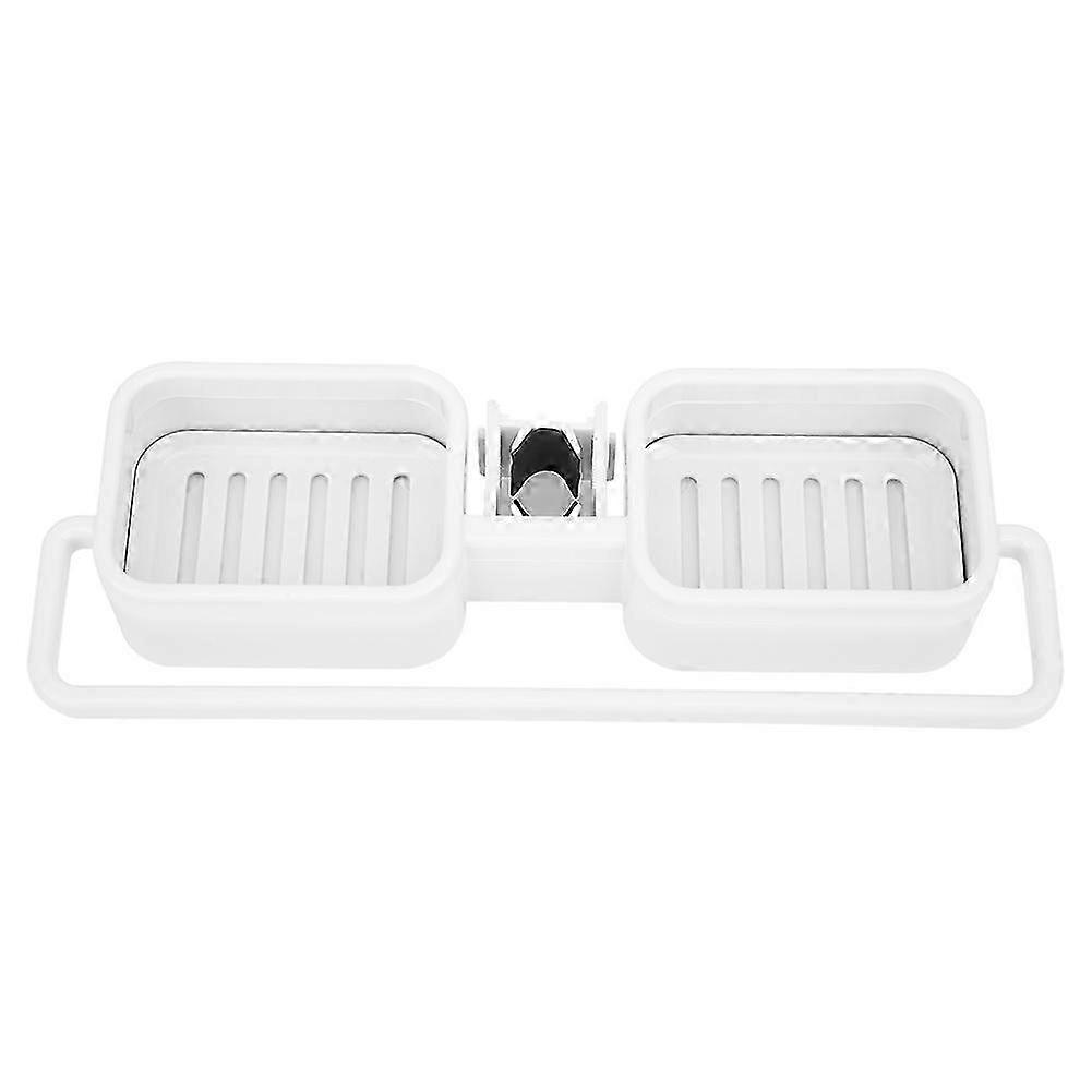 Kitchen Sink Organizer with Faucet Drainer for Sponge and Cloth Storage