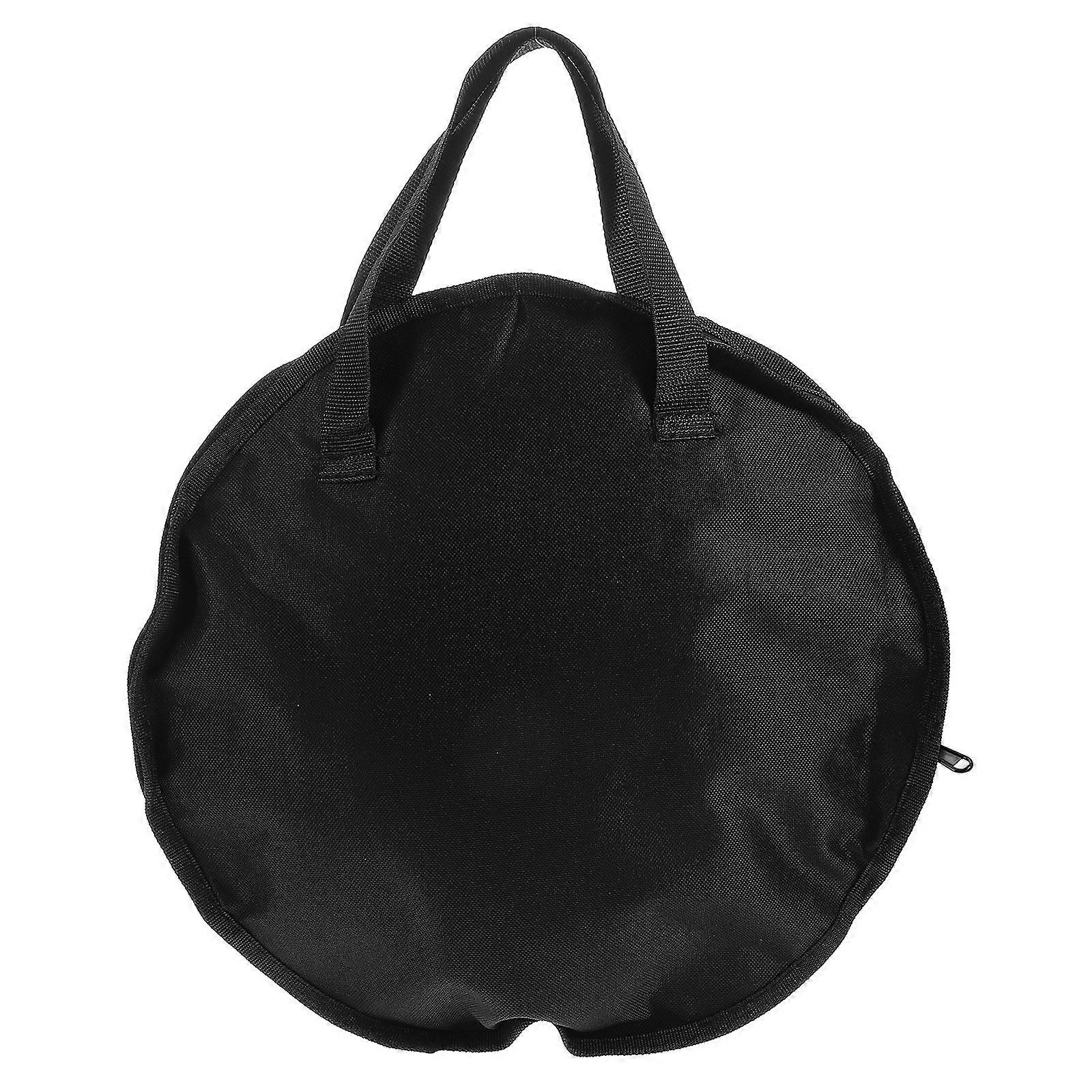 1pc Thickened Portable Drum Storage Bag with Protective Design Black Color