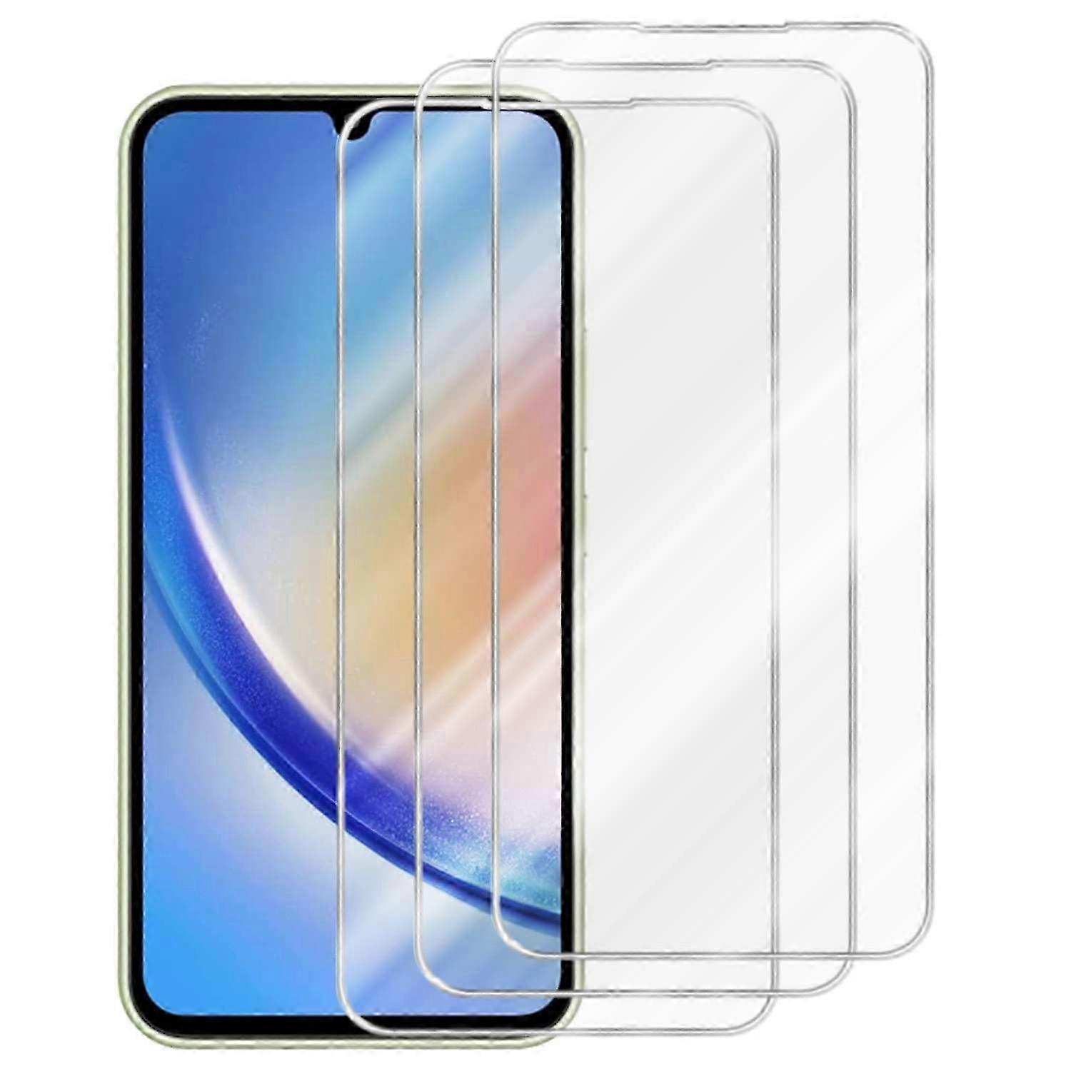 3x Screen Protector Compatible with Certain Brand Galaxy A34 5G Devices