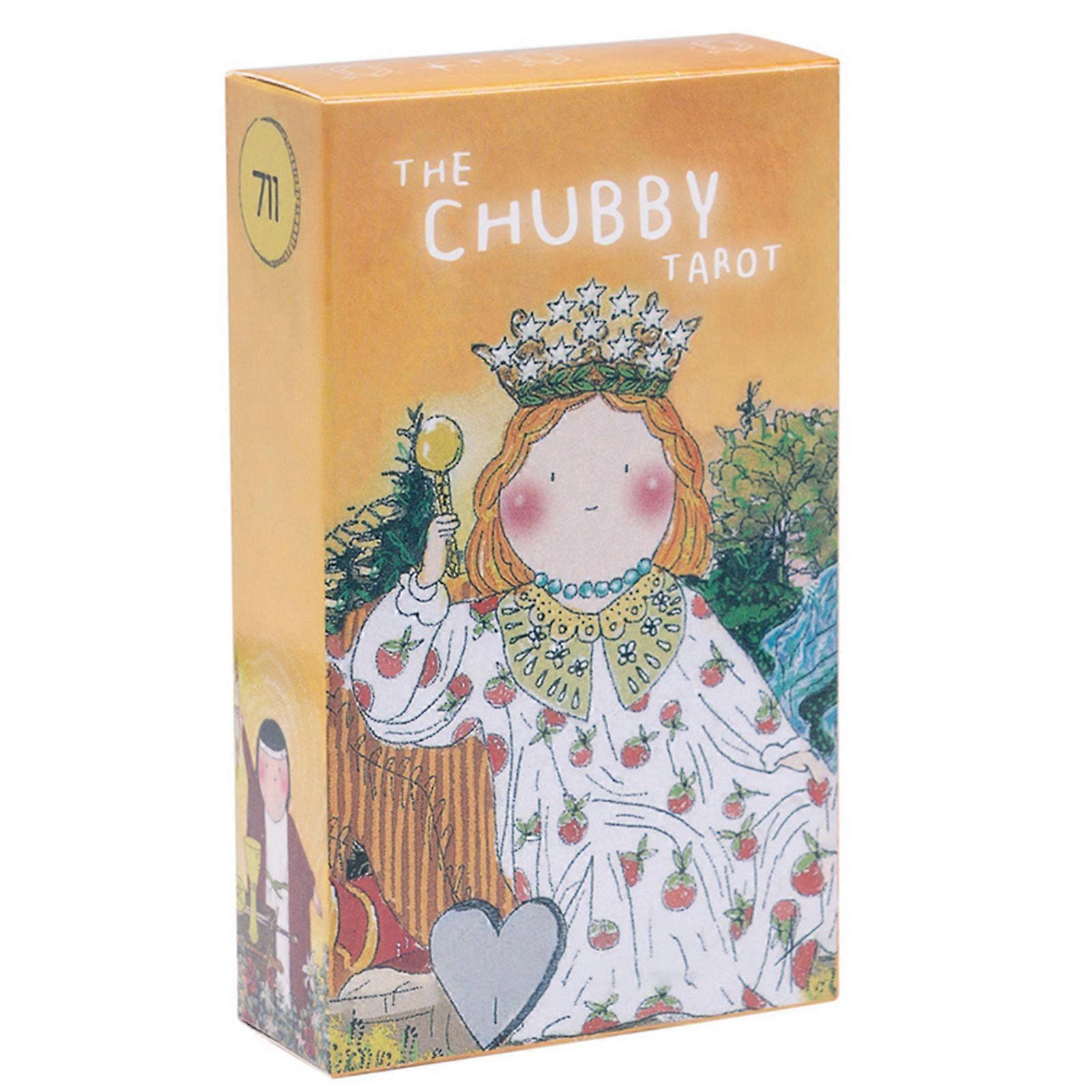 chubbys tarot card Quality Paper Material adorable, cute, endearing