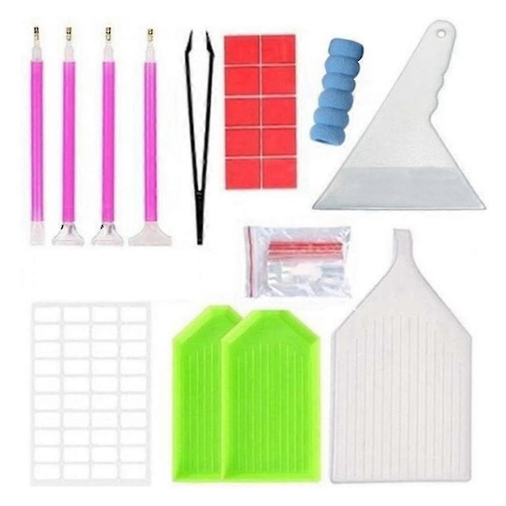 5D diamant maleri kit - blå stil broderi tilbehør