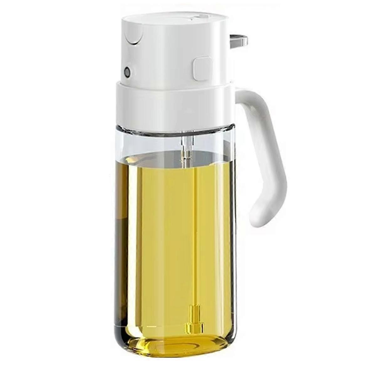 550ml Multi-Use Glass Oil Atomizer Bottle for Cooking,Barbecue - Olive Oil,Soy Sauce Dispenser with