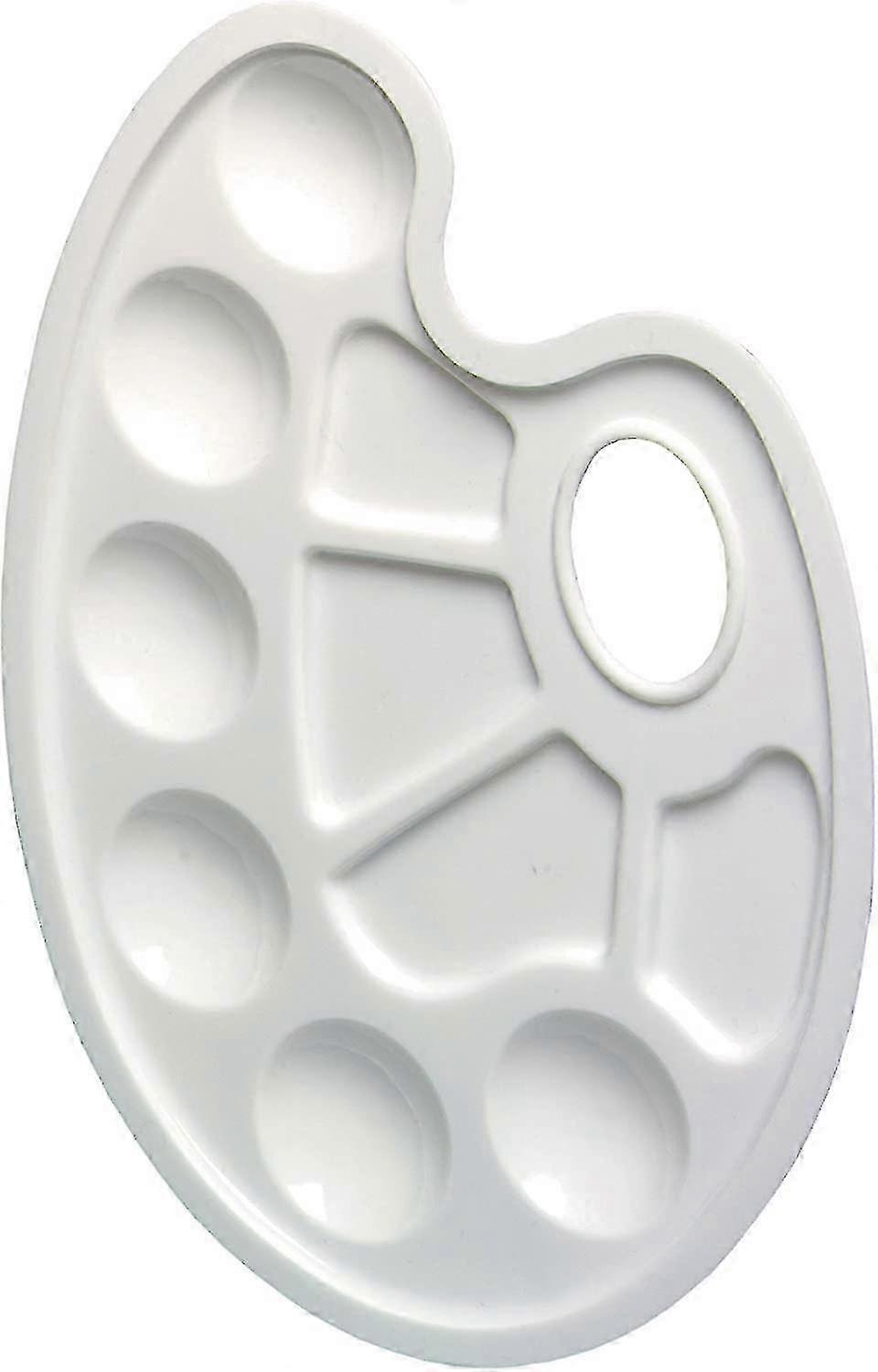 White Mixing Palette with Finger Hole