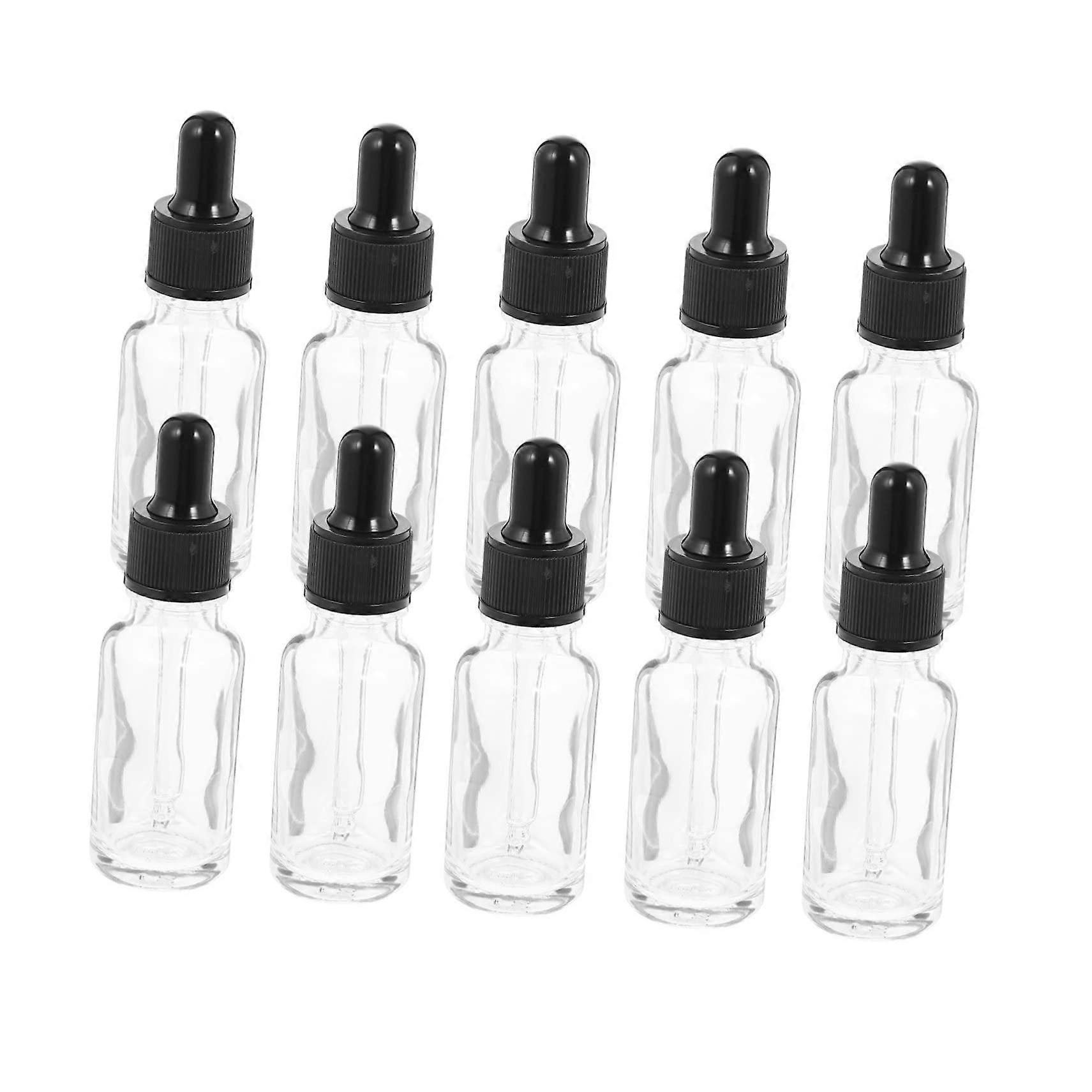 20ml storage bottle dropper inner packaging dropper bottles travel size case 9.5x3x3CM transparent colour