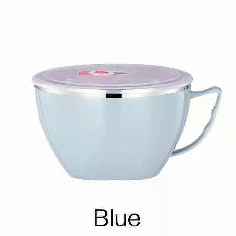 محمول من الفولاذ المقاوم للصدأ مع غطاء وعاء المعكرونة الفوري مزدوج معزول مضاد للحروق مستلزمات المطبخ