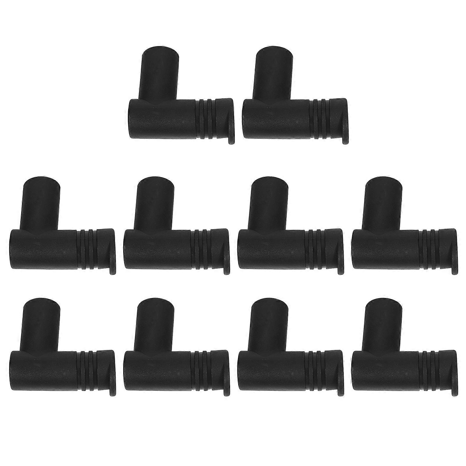 Plastic Angle Rack Connectors for Clothes Hanger Assembly 10Pcs