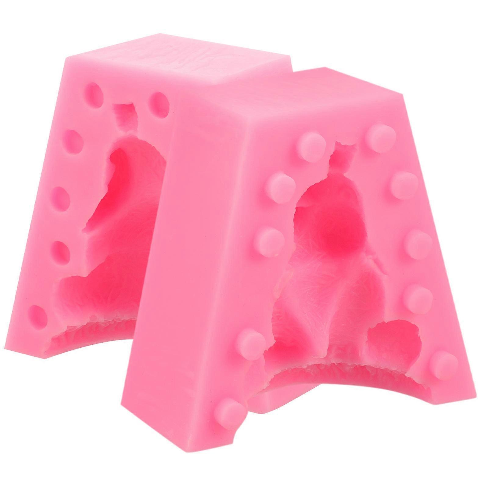 Silicone Epoxy Silicone Mold Animal Shape Diy Craft Mold For Bakers Soap Makers Homemaking 7.00X6.70X3.20CM 2Pcs