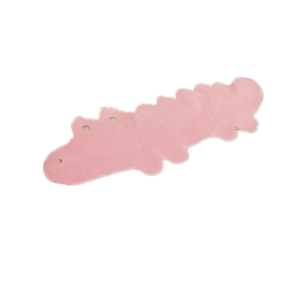 Caulk and Moldproof Bath Mat Non-Slip Shape for Saunas and Spas Pink 95x34.5x1cm 1Set