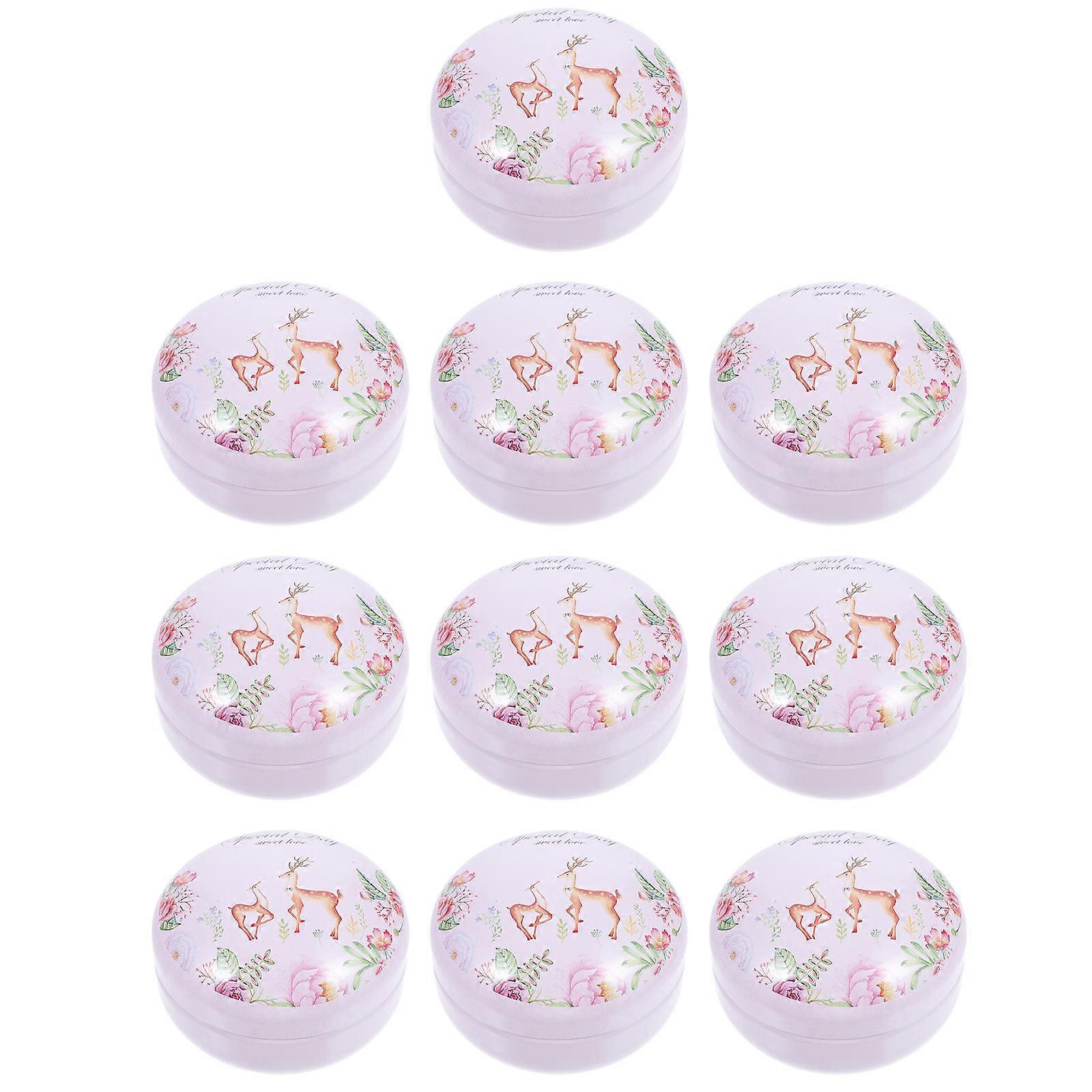Wedding Candy Box Iron Storage for 10Pcs Delicate Wedding Candy Boxes