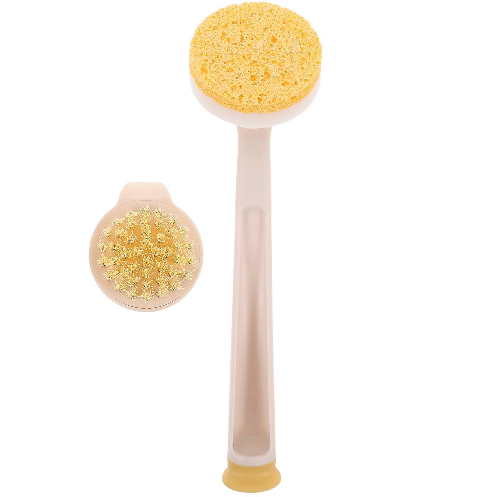Long Handle Dish Brush Set with Replaceable Sponge and Brush Heads – Non Scratch Kitchen Cleaning Tool for Pots and Pans