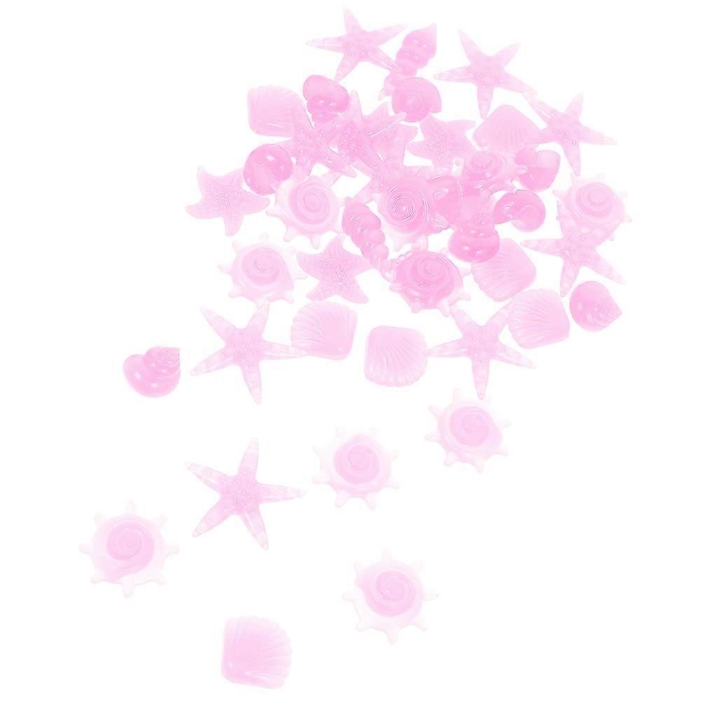 Rocks For Aquarium Luminous Aquarium Stones Mixed Color For Night Use Fish Tank Accessories 100Pcs