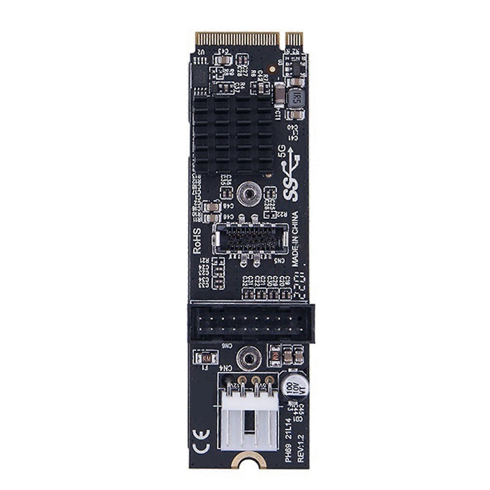 Plugs Play USB3.0 Expansion Card For M.2 SSDs Delivers 10Gbps Speed Optimized For Multiple Device Use