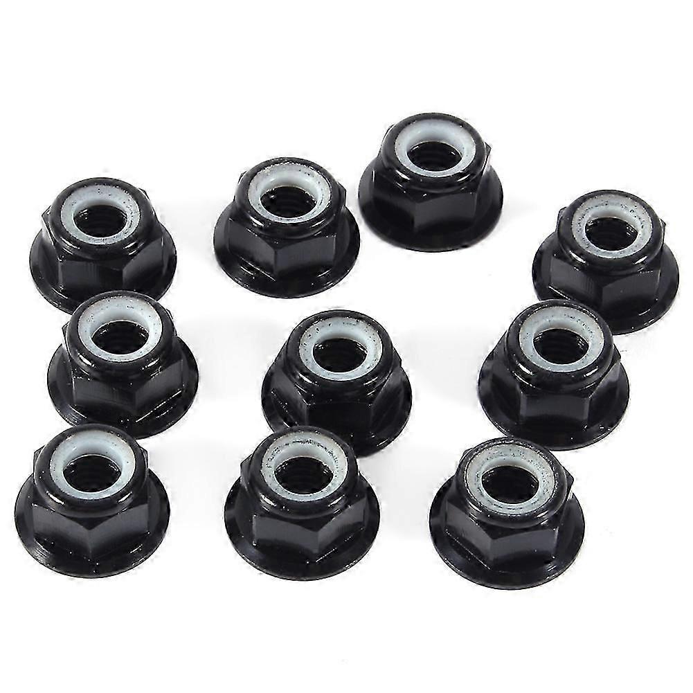 Anodize M5 Nylon Insert SelfLock Nuts Hex Lock Nut Aluminum Alloy 10Pc