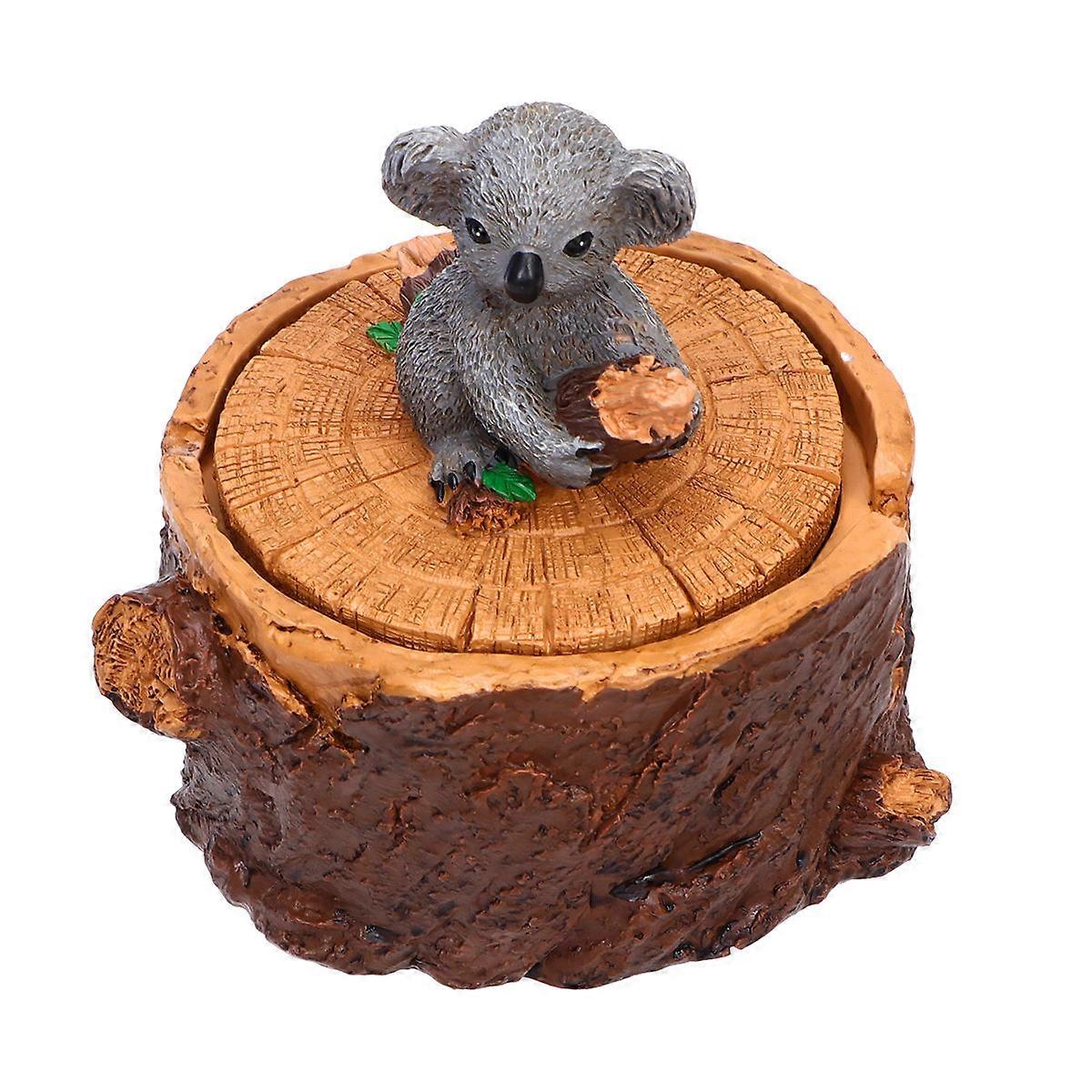Creative Style Resin Ashtray Ash Holder Office Decor Assorted Color 11x11x13cm 1Pc