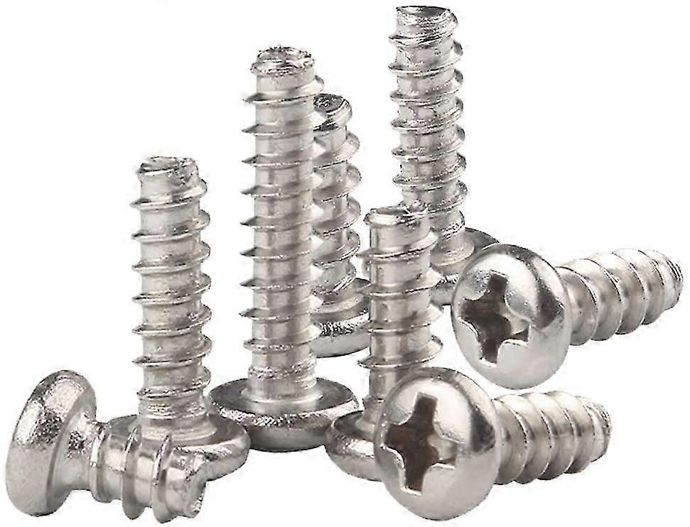 100 Pack Self Tapping Screws 304 Stainless Steel M2