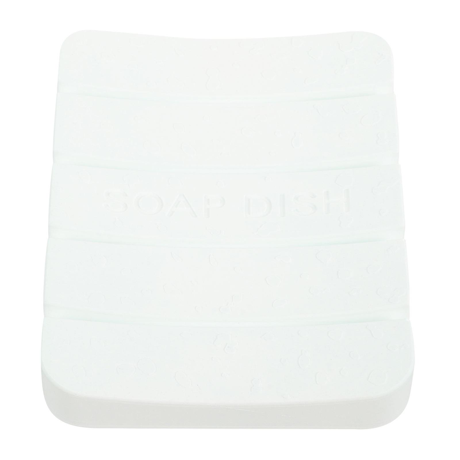 Soap Mat Bathroom Soap Dish Pad Water Absorption Non-Slip 13x8cm Green 1Pcs
