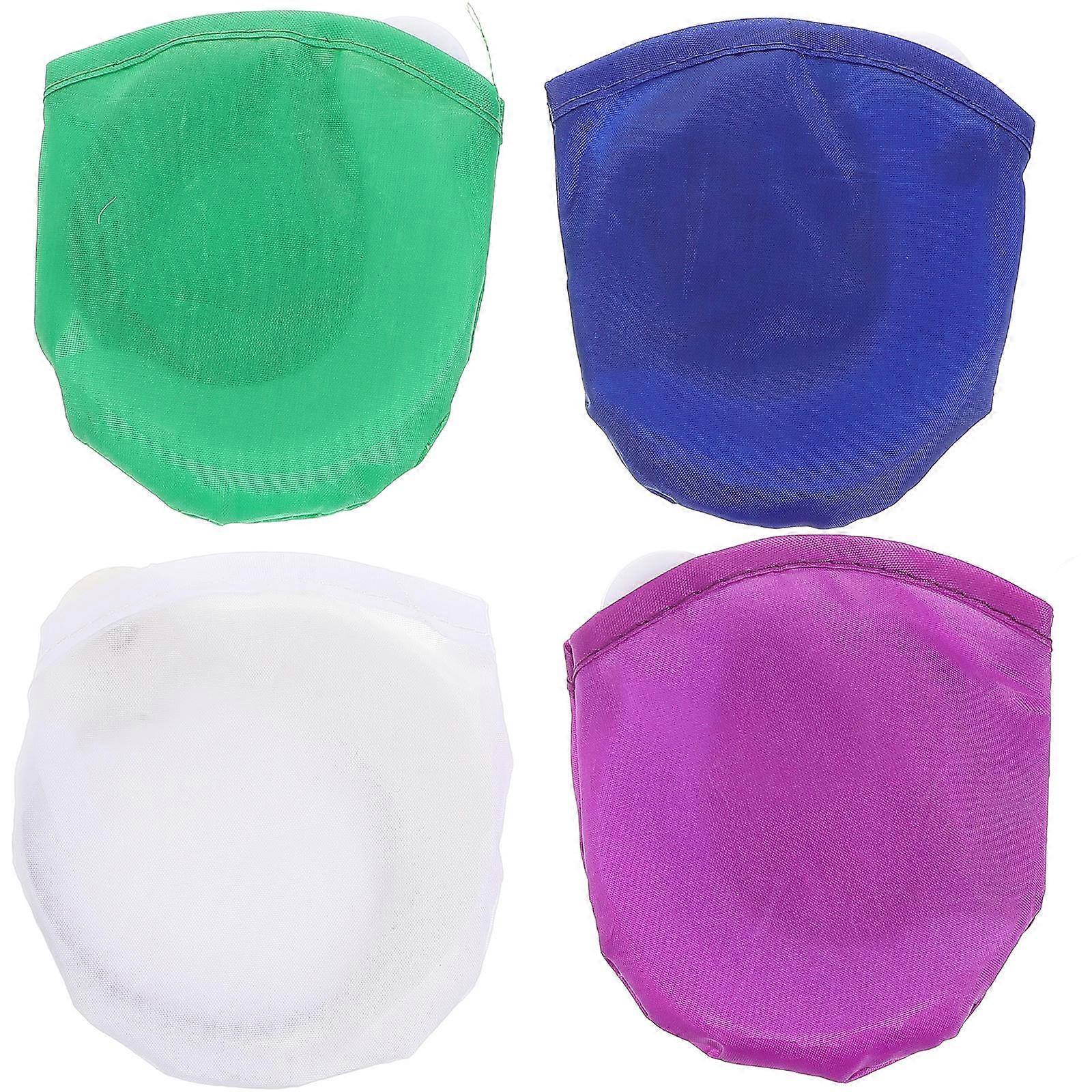4pcs Blank Paper Fans, Foldable Handheld Fans for DIY Crafting, Home Decor, Weddings – White, Green, Dark Blue, Purple – Ideal for Painting &