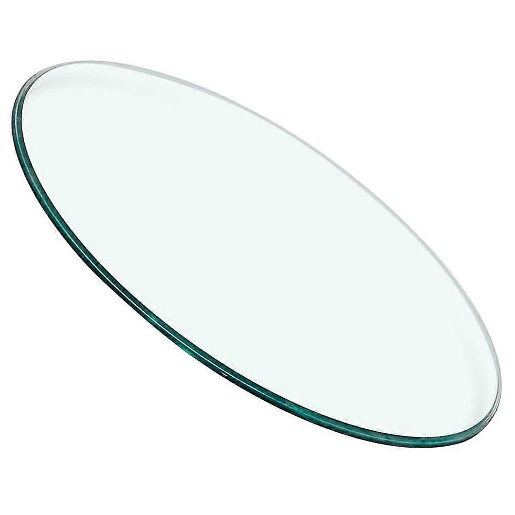 Thickened Glass Table Top Easy to Clean Explosion Proof Round Shape 1Pack
